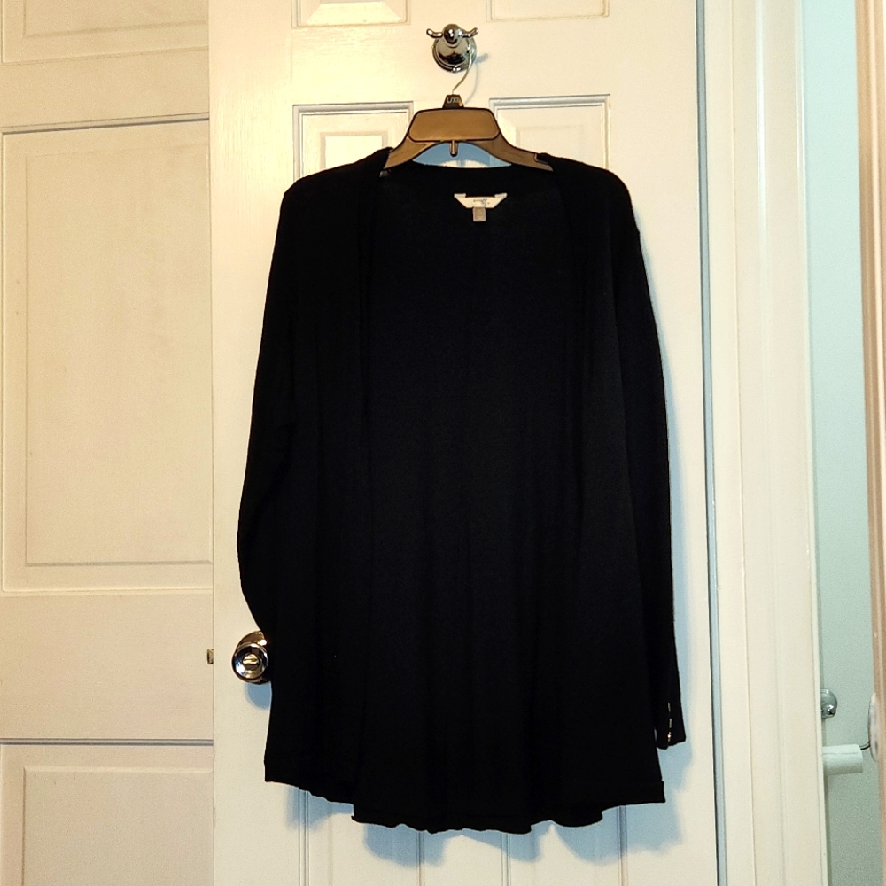Black cardigan